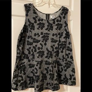 Old Navy Peplum sleeveless top